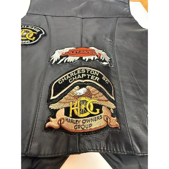 Antelope Creek Leather Lady Harley Vest Women’s Sz. S - Picture 7 of 9